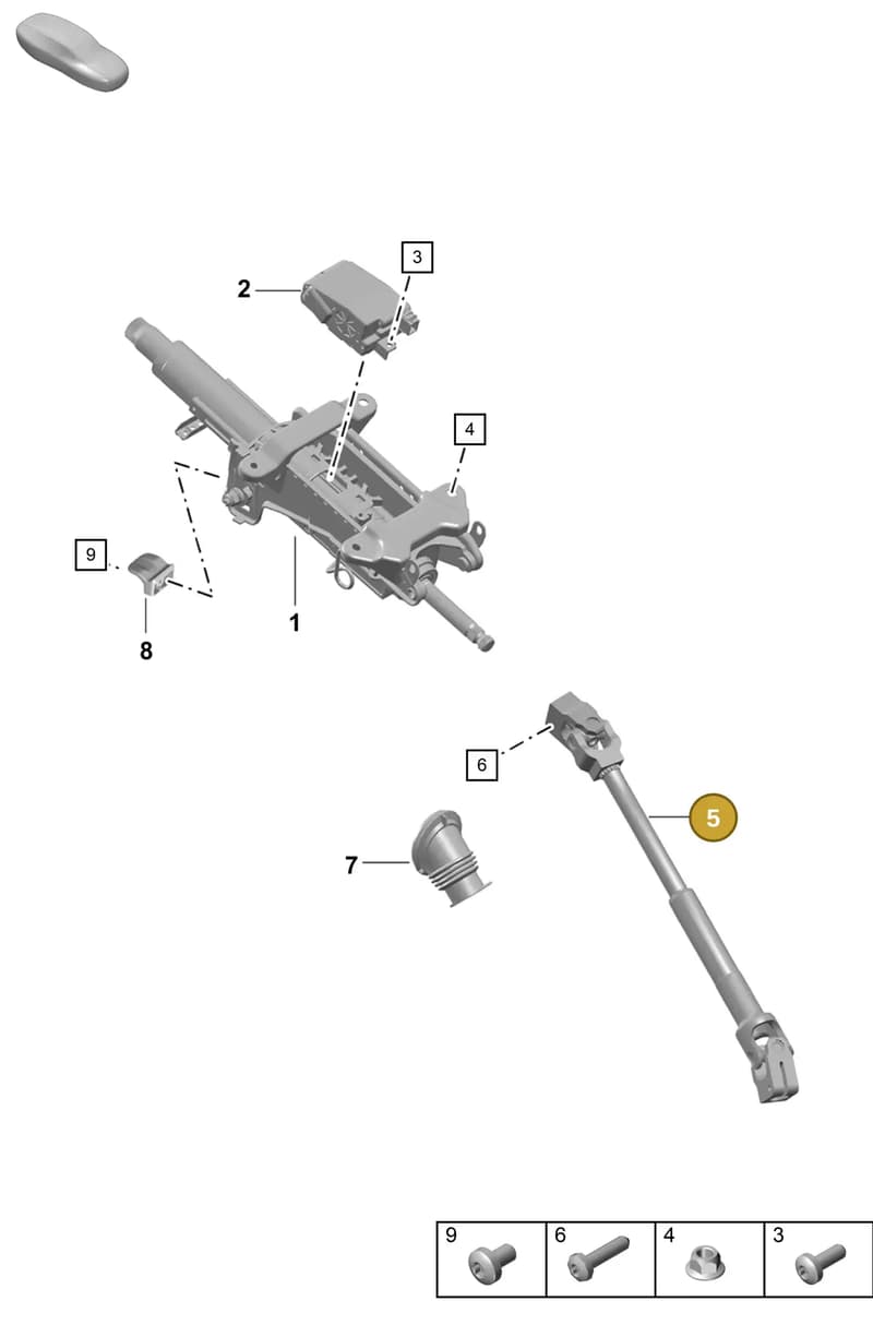 99134702303 — Porsche Boxster Spyder (2019-2020) diagram p55403300, position 5