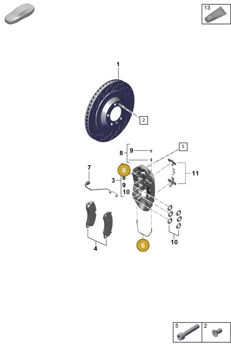 99135196100 — Porsche Boxster Spyder (2019-2020) diagram p55602000, position 6