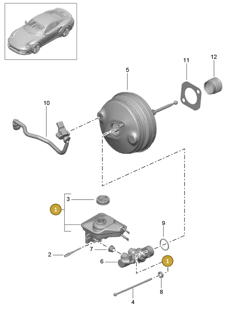 99135501302 — Porsche GT2 RS Clubsport (2013-2020) diagram p42604000, position 1