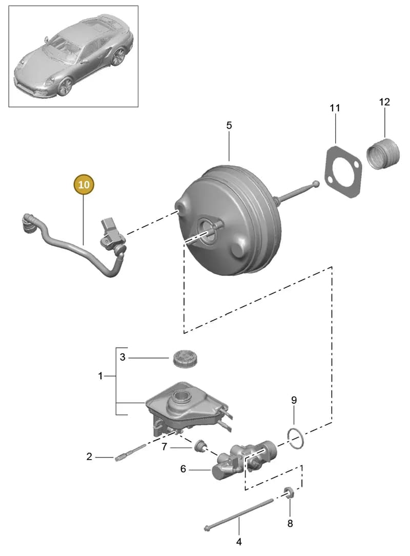 99135531326 — Porsche 911 (2013-2020) diagram p42604000, position 10
