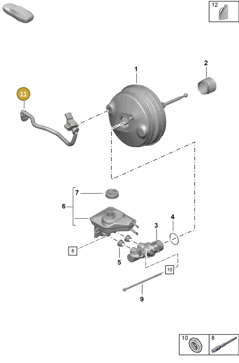 99135557810 — Porsche Boxster Spyder (2019-2020) diagram p55604000, position 11