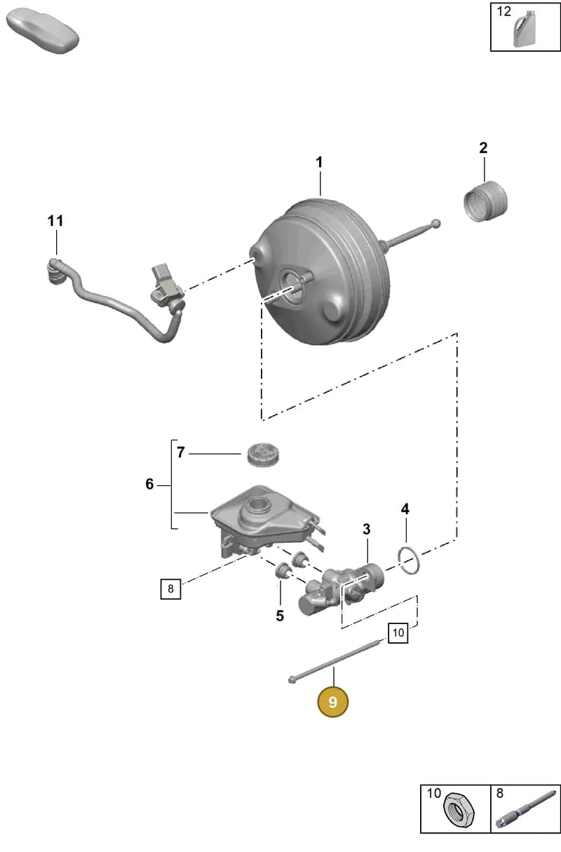 99135592900 — Porsche Boxster Spyder (2019-2020) diagram p55604000, position 9