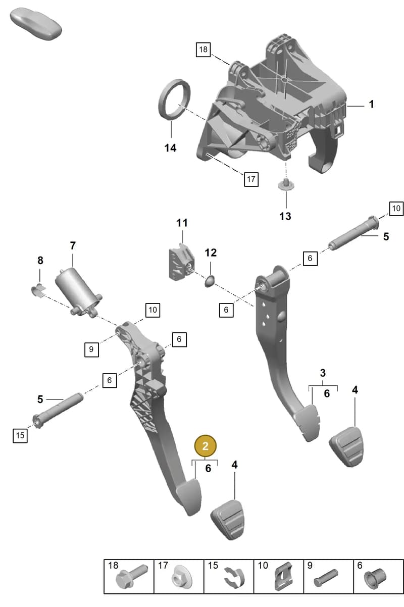 99142304001 — Porsche Boxster Spyder (2019-2020) diagram p55702000, position 2