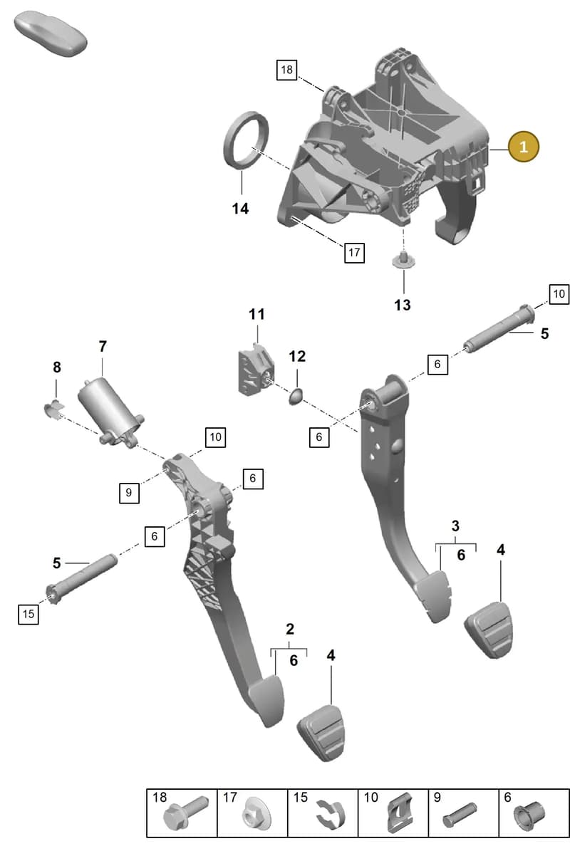 99142306600 — Porsche Boxster Spyder (2019-2020) diagram p55702000, position 1