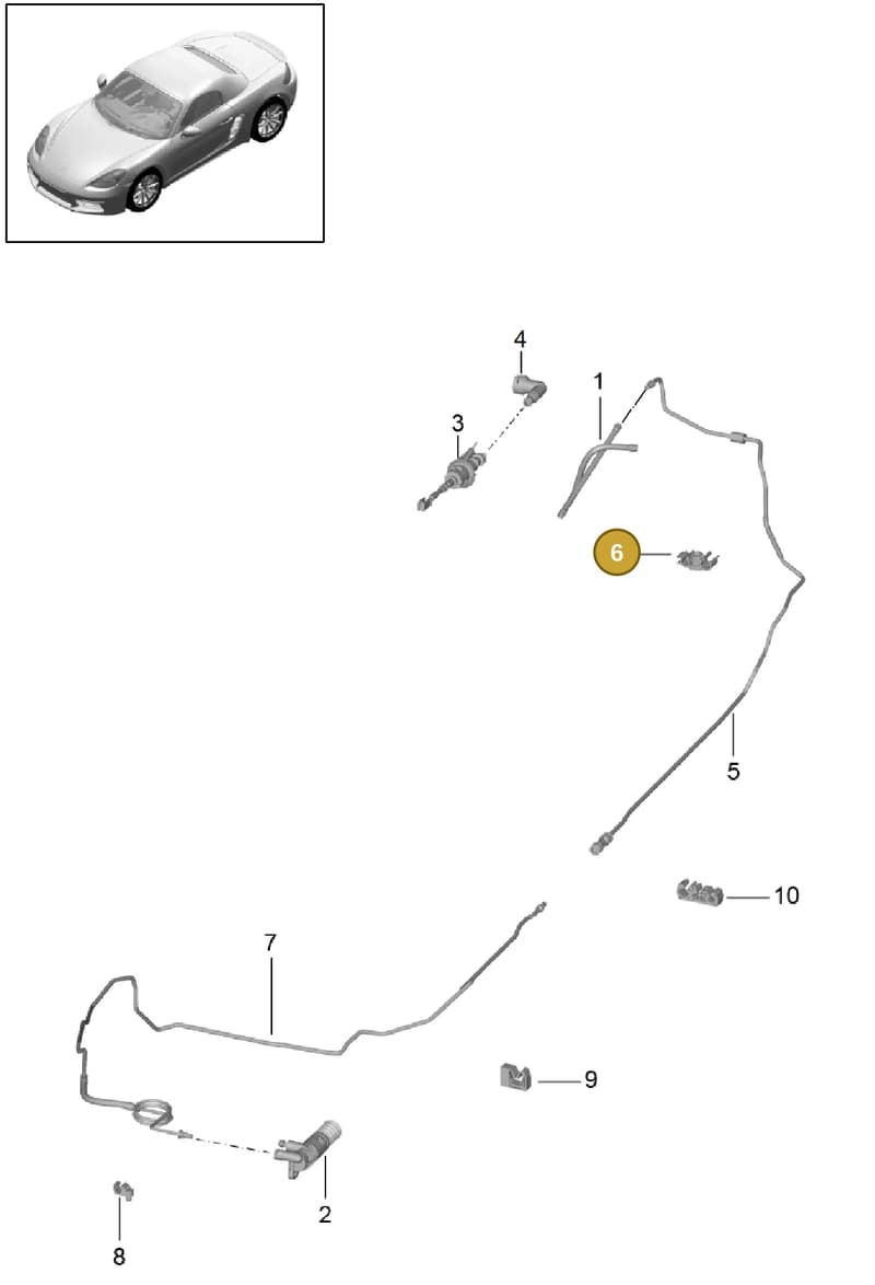 99142351402 — Porsche Boxster (2016-2019) diagram p48702008, position 6