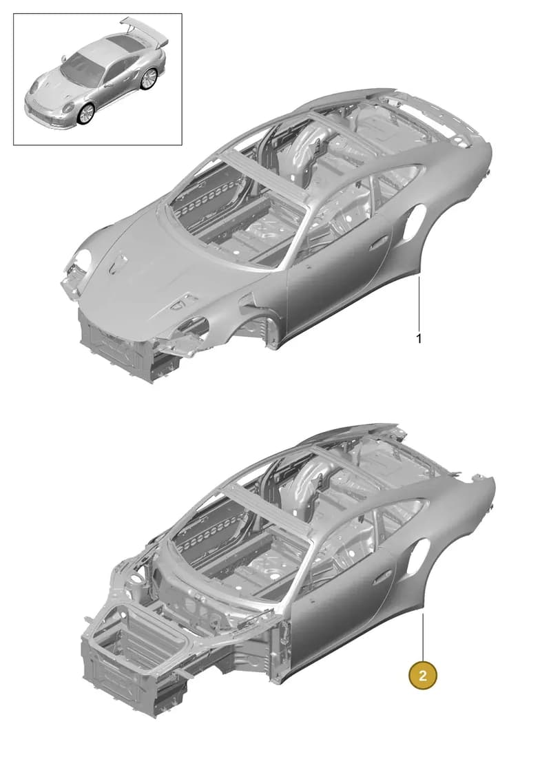 99150415113 — Porsche 911 (2013-2020) diagram p42801000, position 2