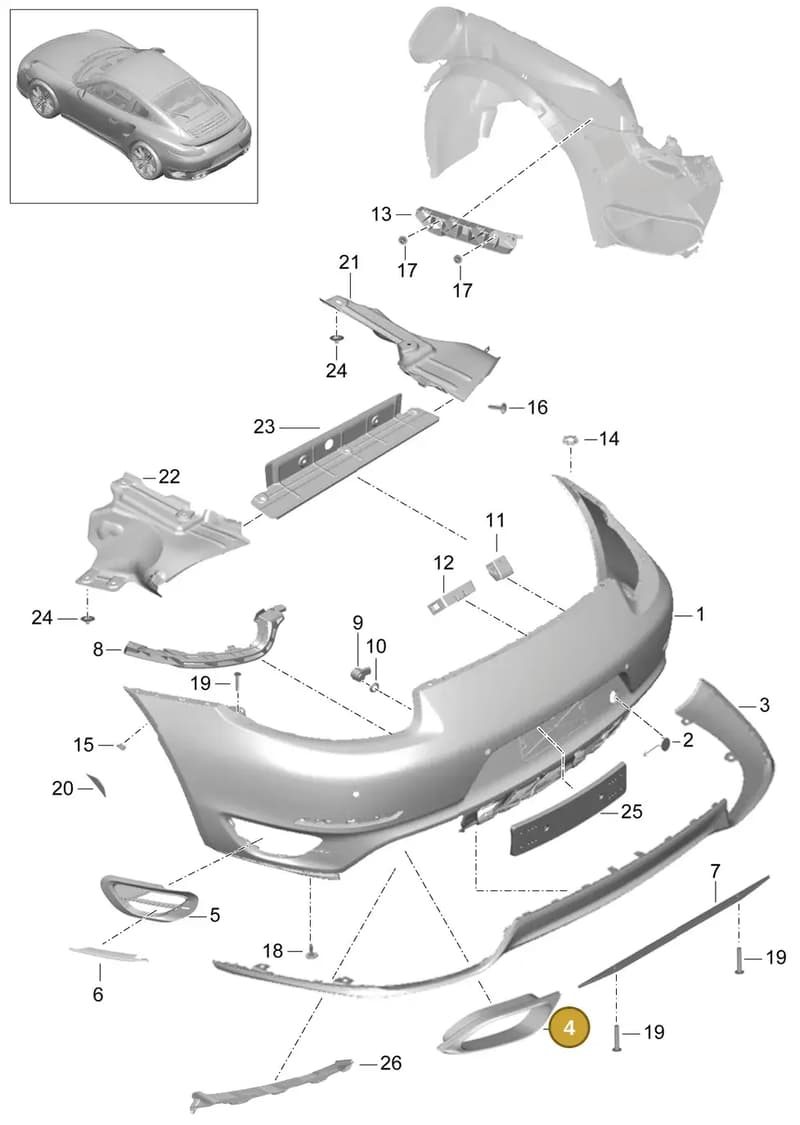 99150565203OK1 — Porsche 911 (2013-2020) diagram p42802010, position 4