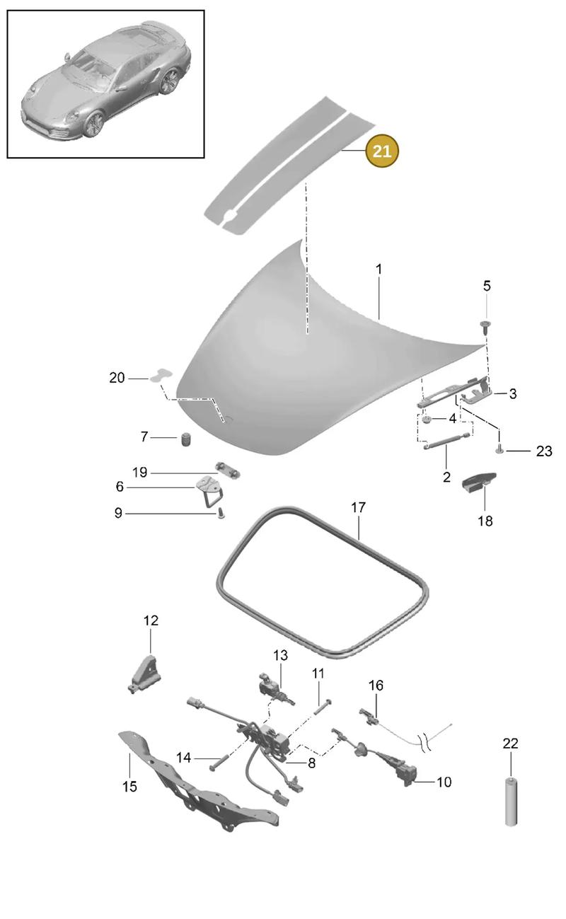 99151151181OK1 — Porsche 911 (2013-2020) diagram p42803000, position 21