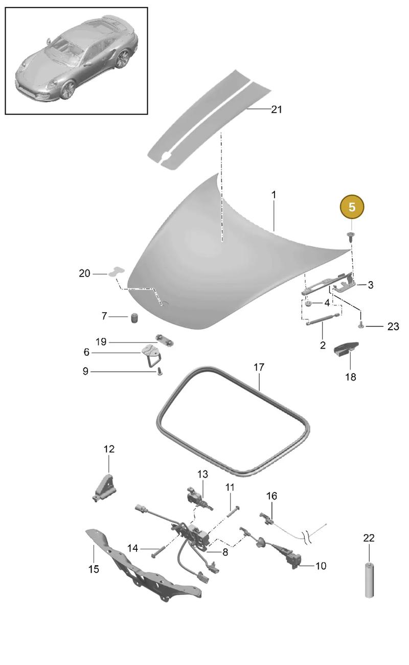 99151215202 — Porsche GT2 RS Clubsport (2013-2020) diagram p42803000, position 5