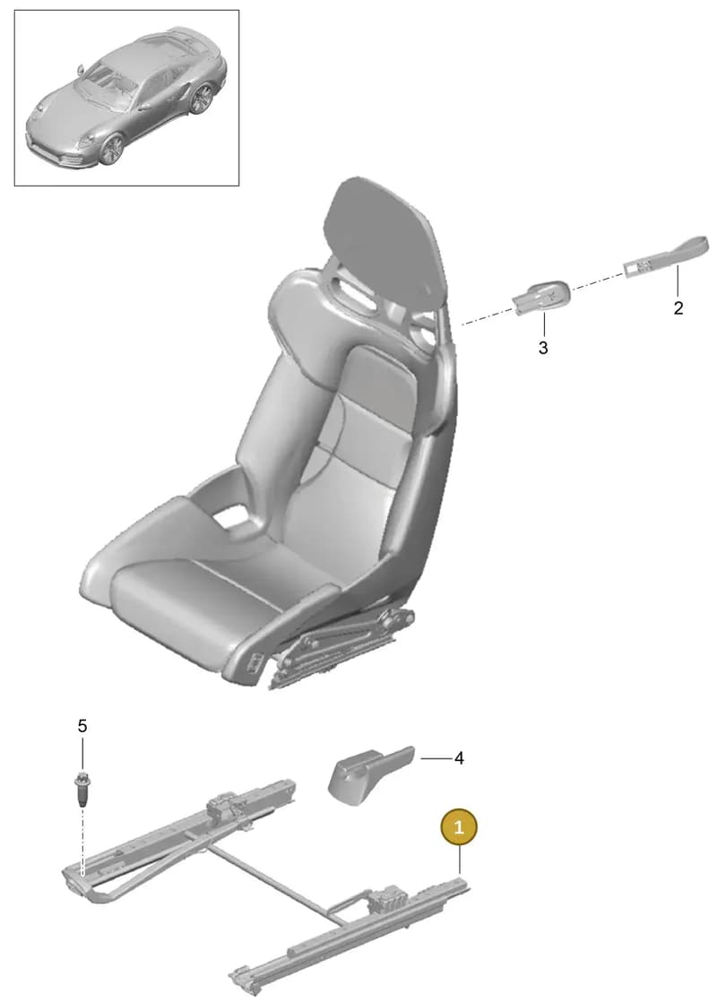 99152128100 — Porsche 911 (2013-2020) diagram p42817000, position 1