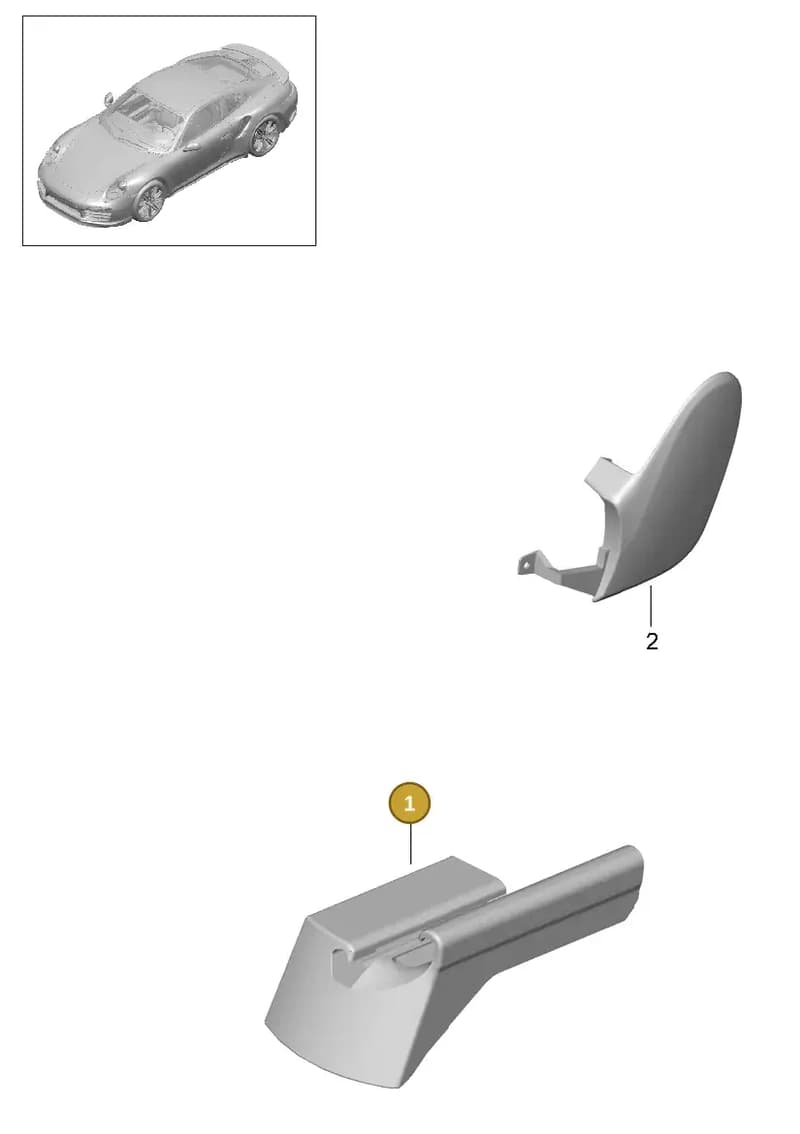 99152130303D20 — Porsche GT2 RS Clubsport (2013-2020) diagram p42817020, position 1