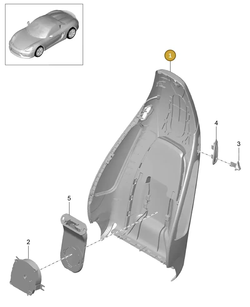 99152130303D20 — Porsche Boxster Spyder (2015-2016) diagram p46817019, position 1