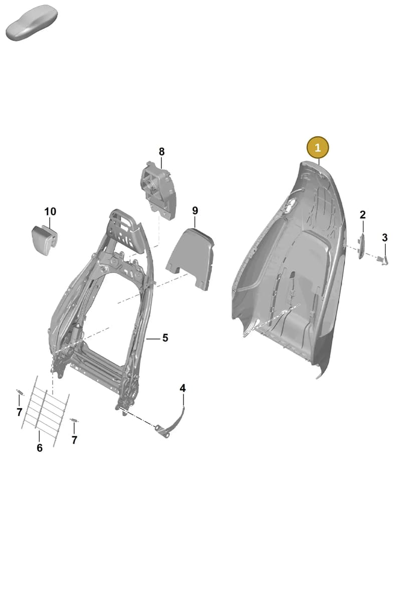 99152130303D20 — Porsche Boxster Spyder (2019-) diagram p55817000, position 1