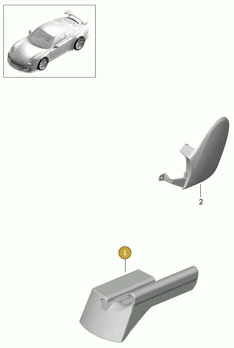 991521361001E0 — Porsche 911 (2013-2020) diagram p41817020, position 1