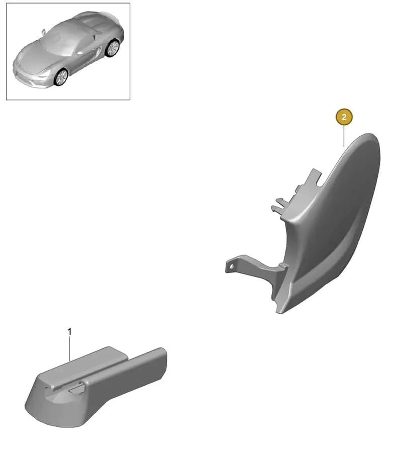 99152153502 — Porsche Boxster Spyder (2015-2016) diagram p46817015, position 2