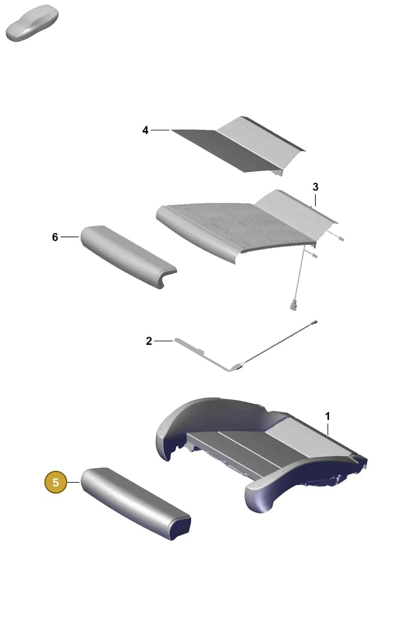 99152153900 — Porsche Boxster Spyder (2019-2020) diagram p55817430, position 5