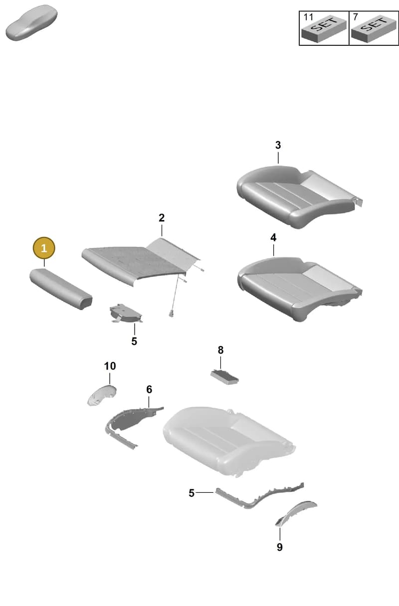99152153900 — Porsche Boxster Spyder (2019-2020) diagram p54817420, position 1