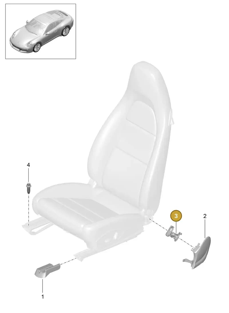 99152158101 — Porsche 911 (2016-2019) diagram p47817000, position 3