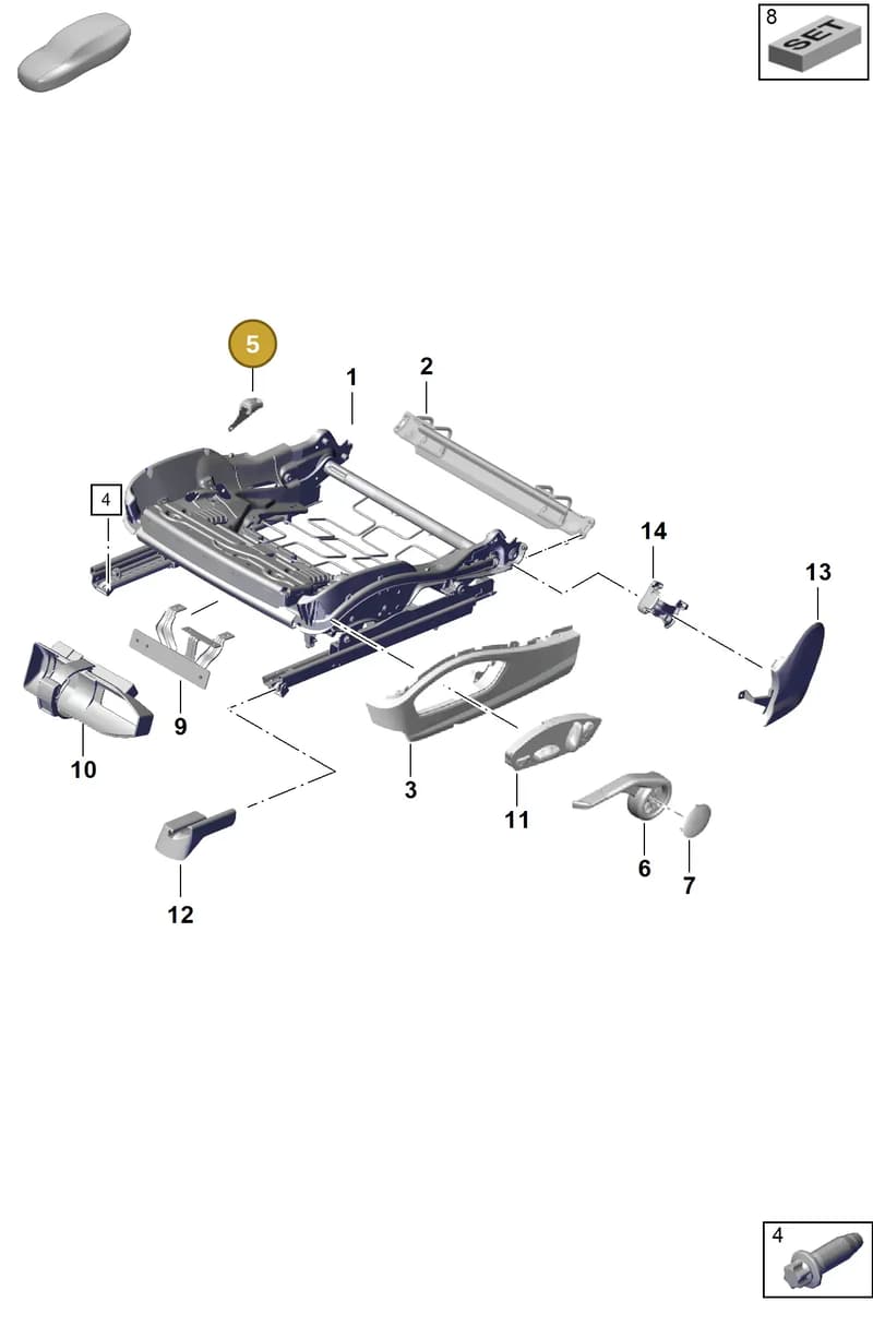 99152161200 — Porsche Boxster Spyder (2019-2020) diagram p54817100, position 5