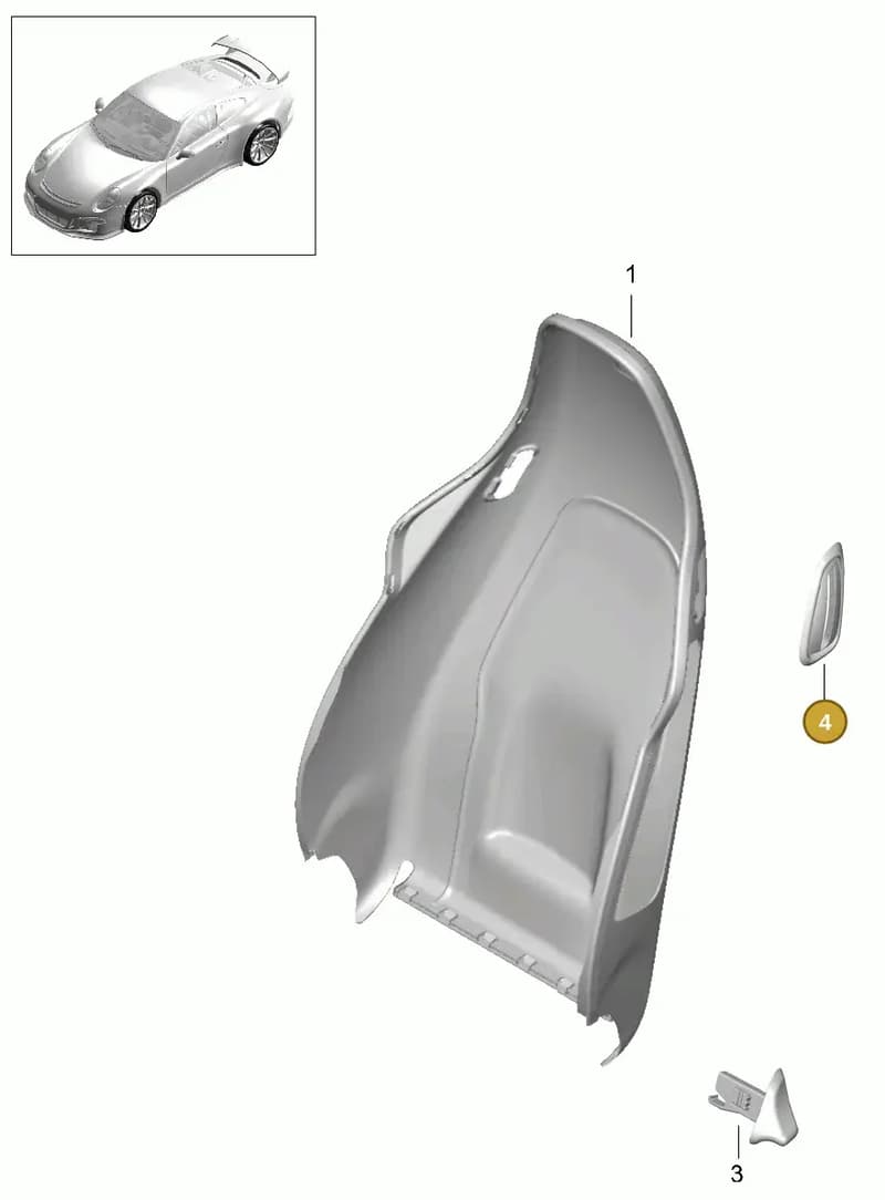 99152162103D20 — Porsche 911 (2013-2020) diagram p41817024, position 4