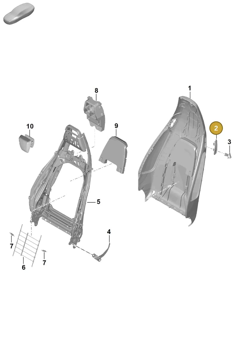 99152162103D20 — Porsche Boxster Spyder (2019-) diagram p55817000, position 2
