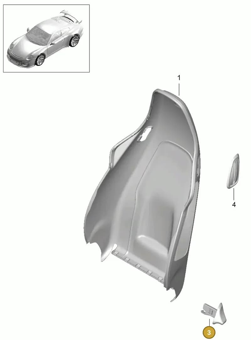 99152162400V08 — Porsche 911 (2013-2020) diagram p41817024, position 3