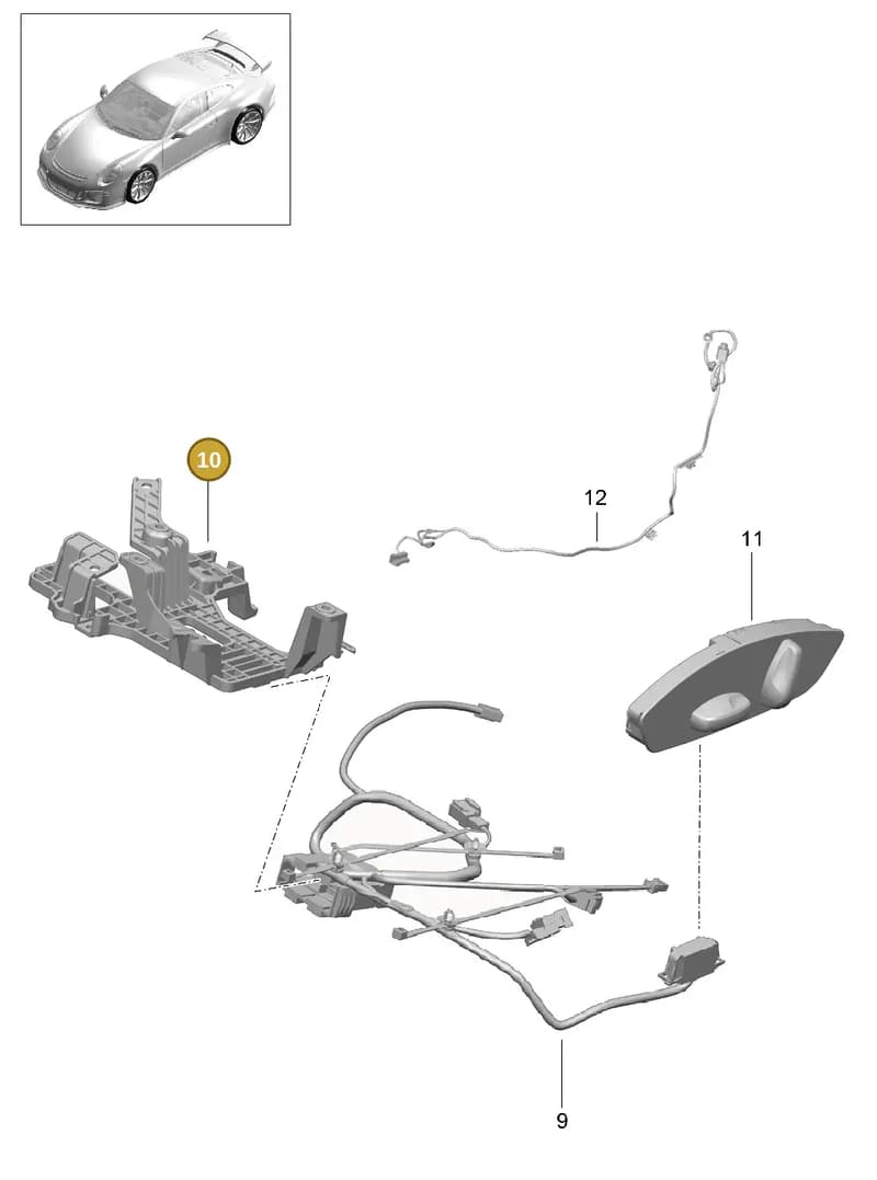 99152164302 — Porsche 911 (2013-2020) diagram p41817034, position 10