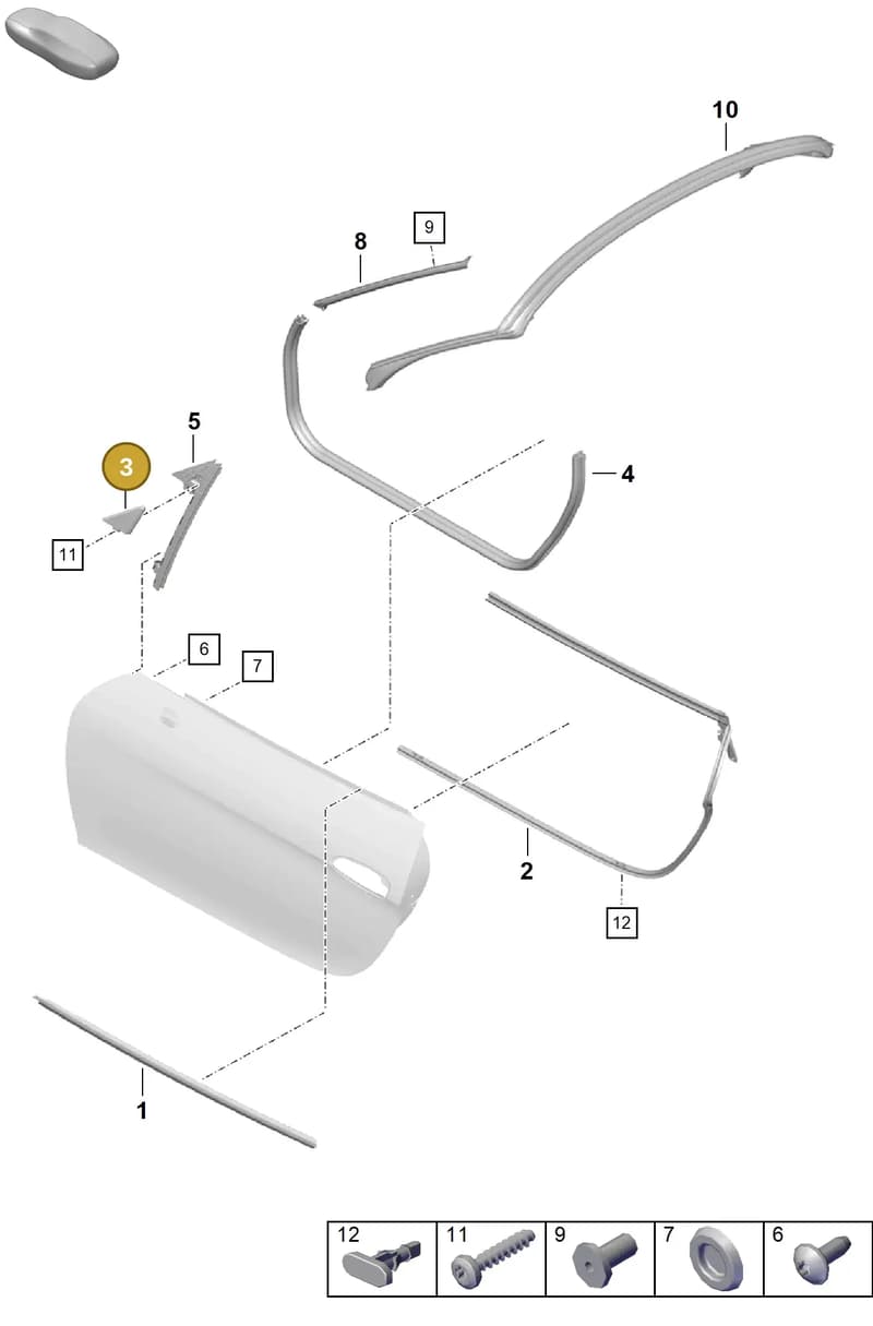 991537551031E0 — Porsche Boxster Spyder (2019-) diagram p54804100, position 3