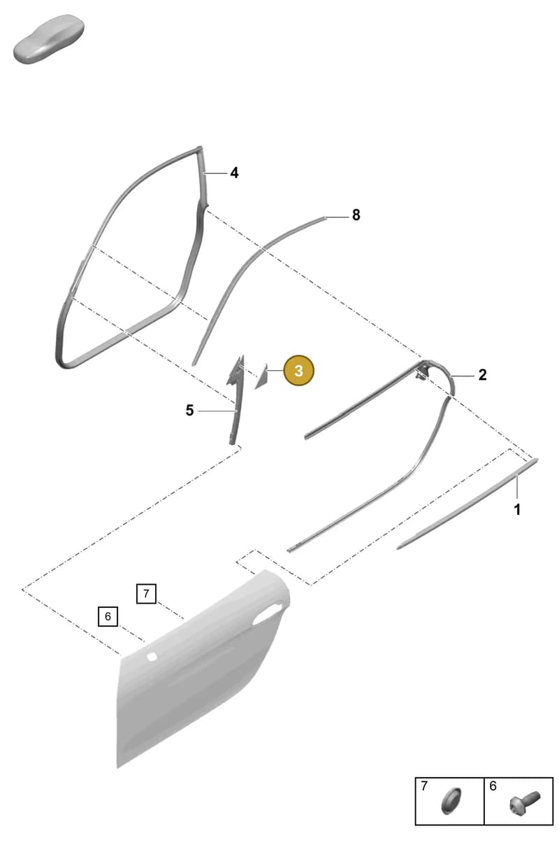 991537552031E0 — Porsche Cayman GT4 (2019-) diagram p55804100, position 3