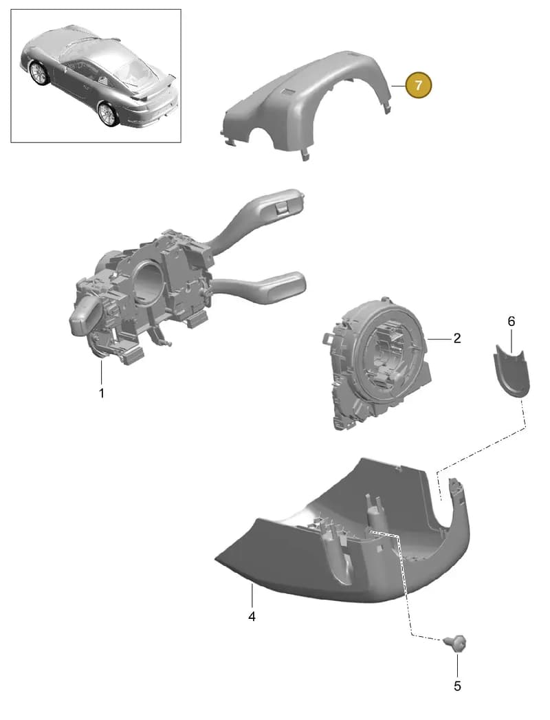 991552473011E0 — Porsche 911 (2013-2020) diagram p41903010, position 7