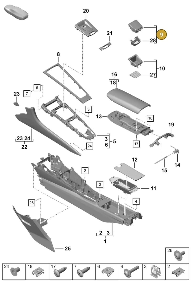 99155314102DML — Porsche Boxster Spyder (2019-) diagram p55809200, position 9