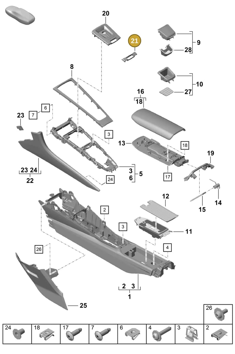 99155365101A05 — Porsche Boxster Spyder (2019-) diagram p55809200, position 21