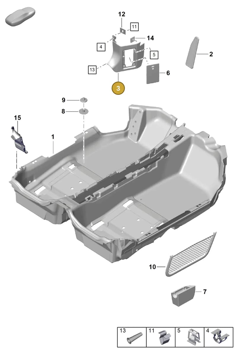 99155510101G75 — Porsche Boxster Spyder (2019-) diagram p55807100, position 3
