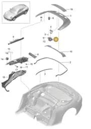 99156167301 Porsche Centring Piece
