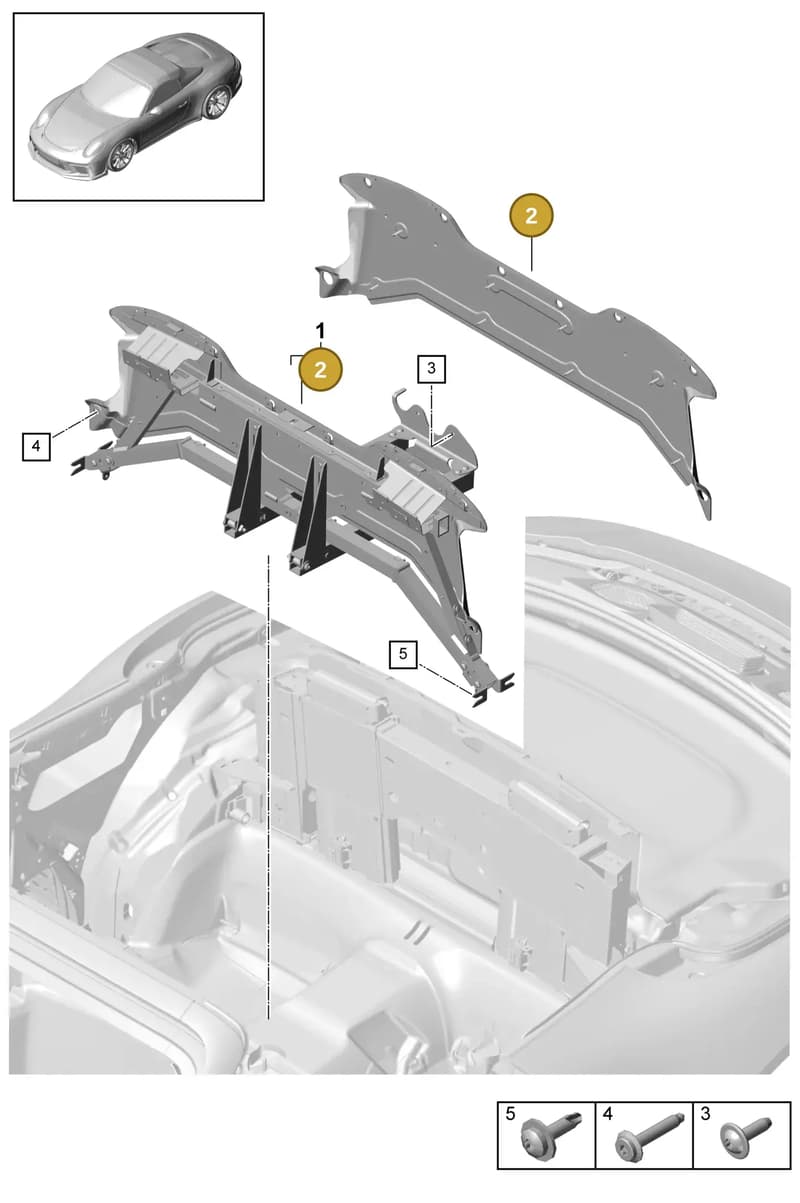 99156799700 — Porsche 911 (2013-2020) diagram p41811700, position 2