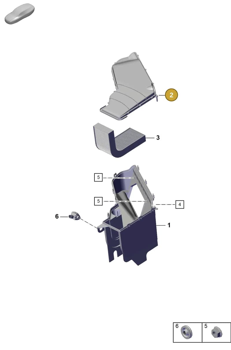 99157227100 — Porsche Boxster Spyder (2019-2020) diagram p55814050, position 2