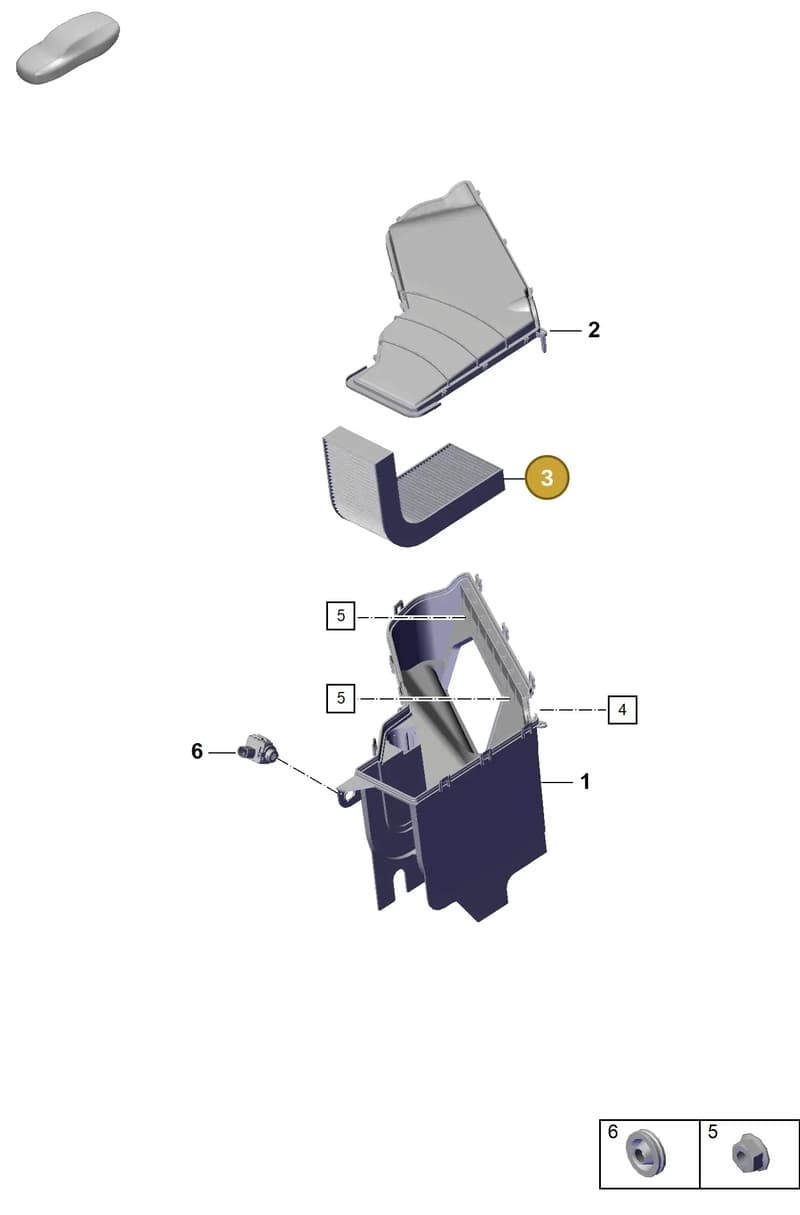99157237100 — Porsche Boxster Spyder (2019-2020) diagram p55814050, position 3