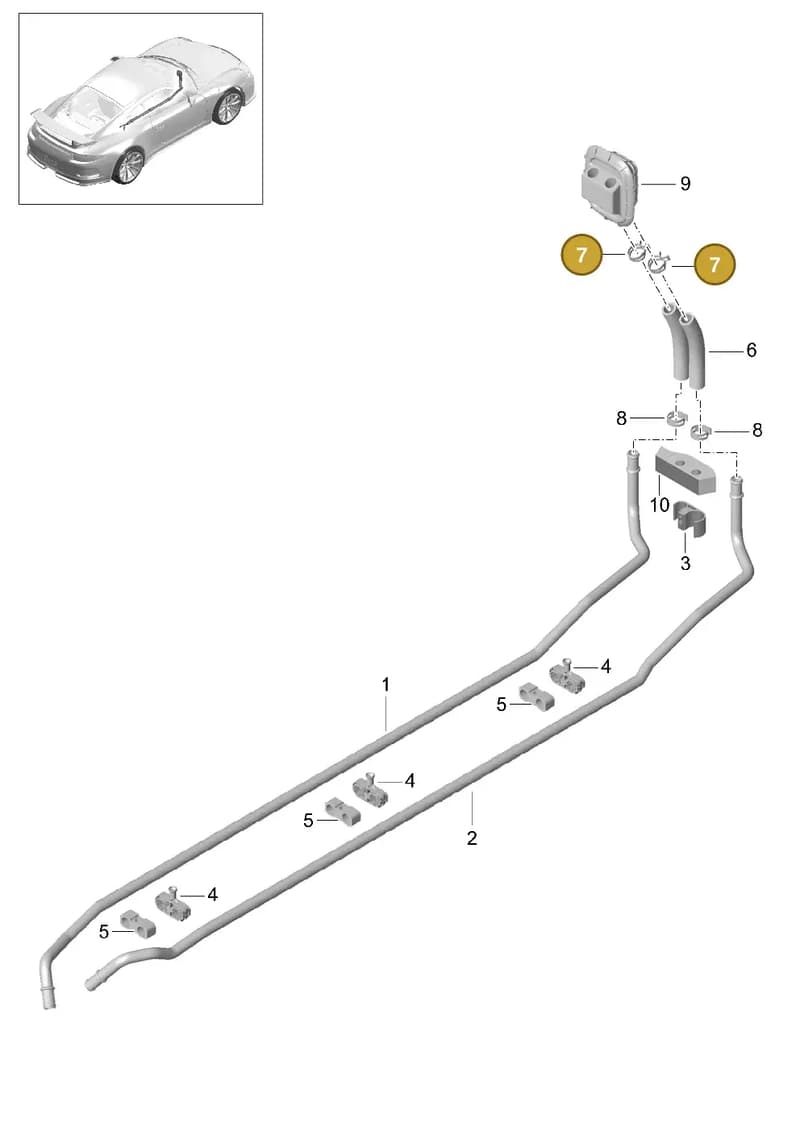 99157279402 — Porsche 911 (2013-2020) diagram p41813000, position 7