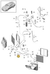 99157310301 Porsche Pressure Line