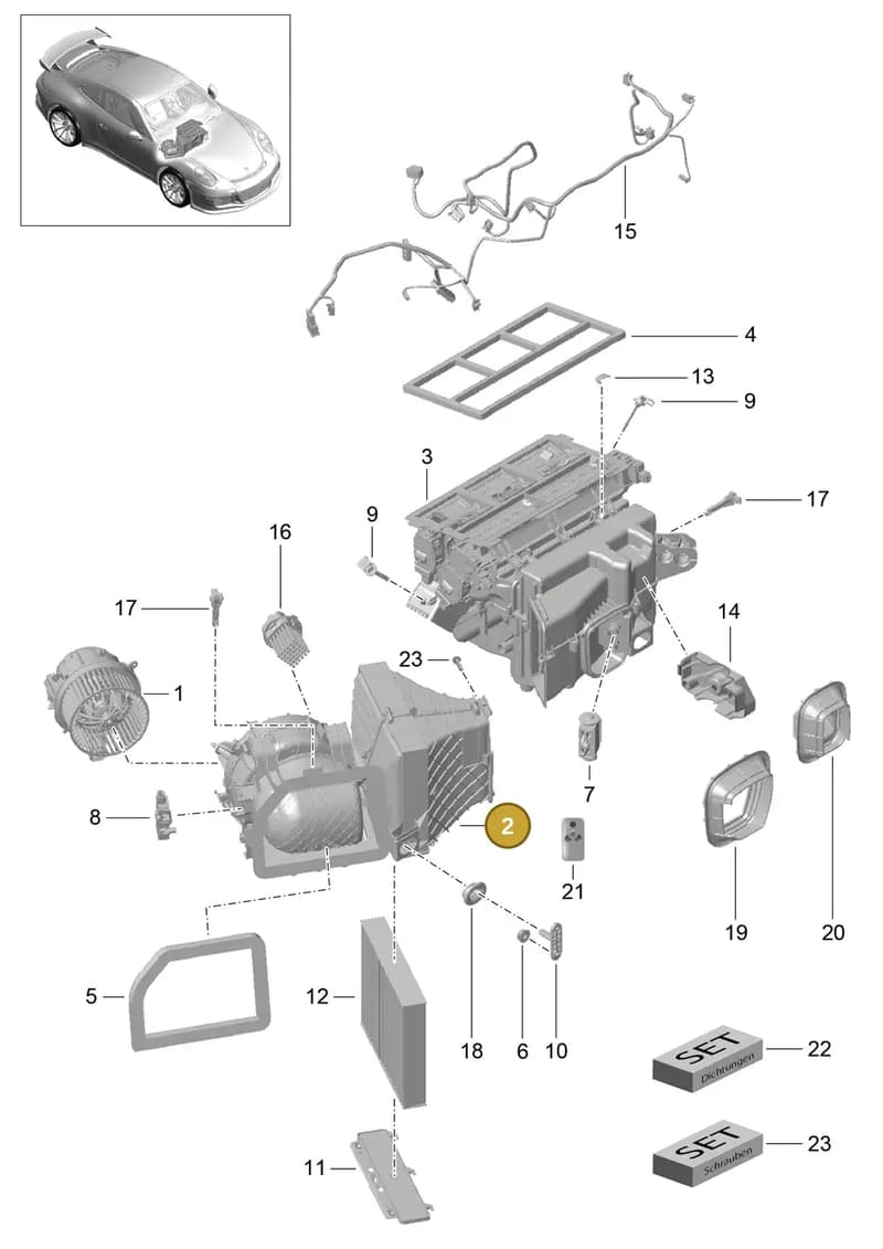 99157391208 — Porsche 911 (2013-2020) diagram p41813010, position 2