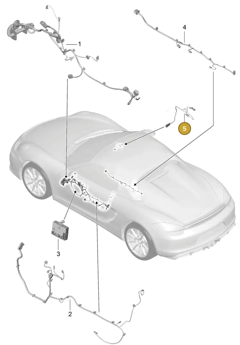 99161270100 — Porsche Boxster Spyder (2015-2016) diagram p46902015, position 5