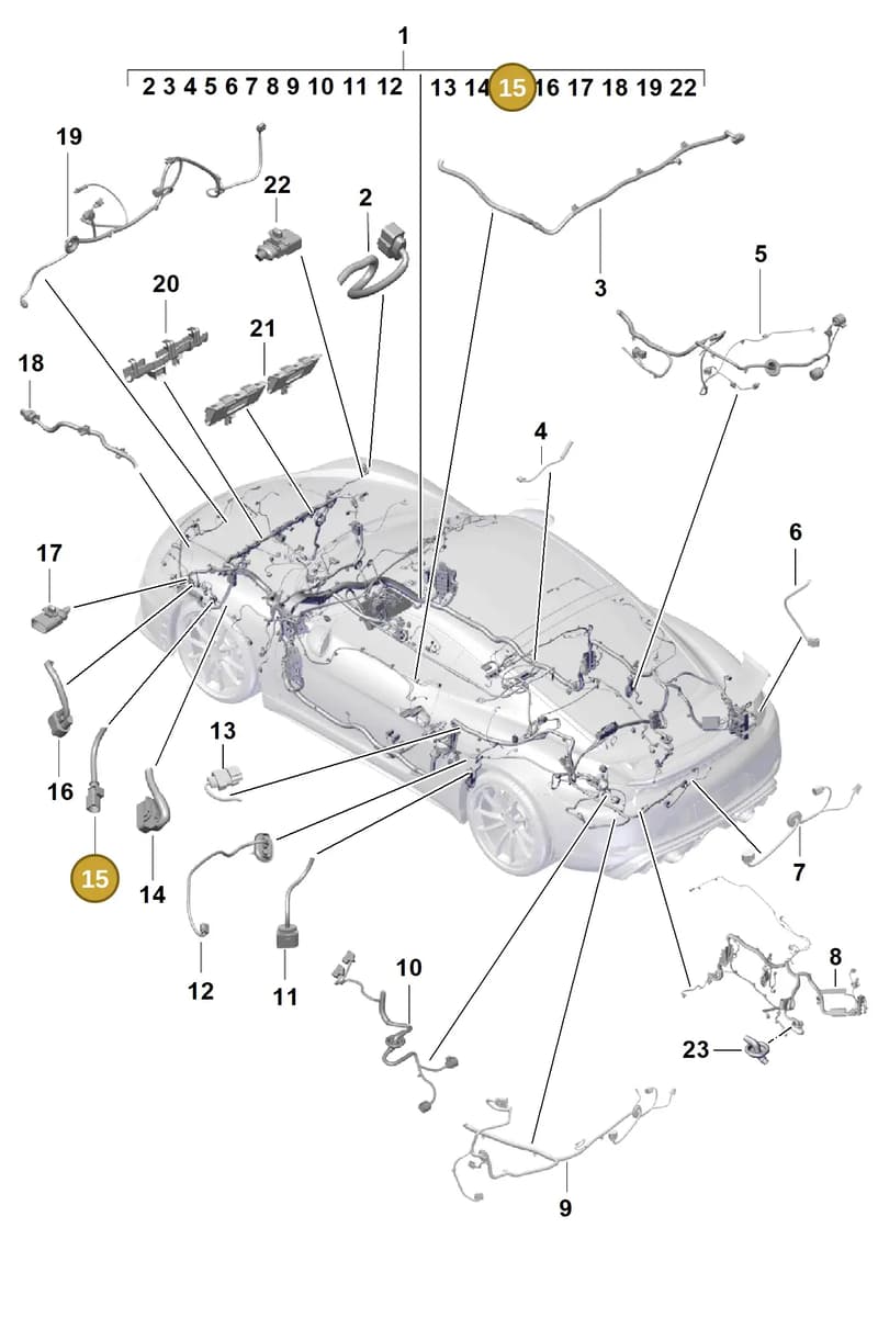 99161292600 — Porsche Cayman (2019-2022) diagram p55902100, position 15