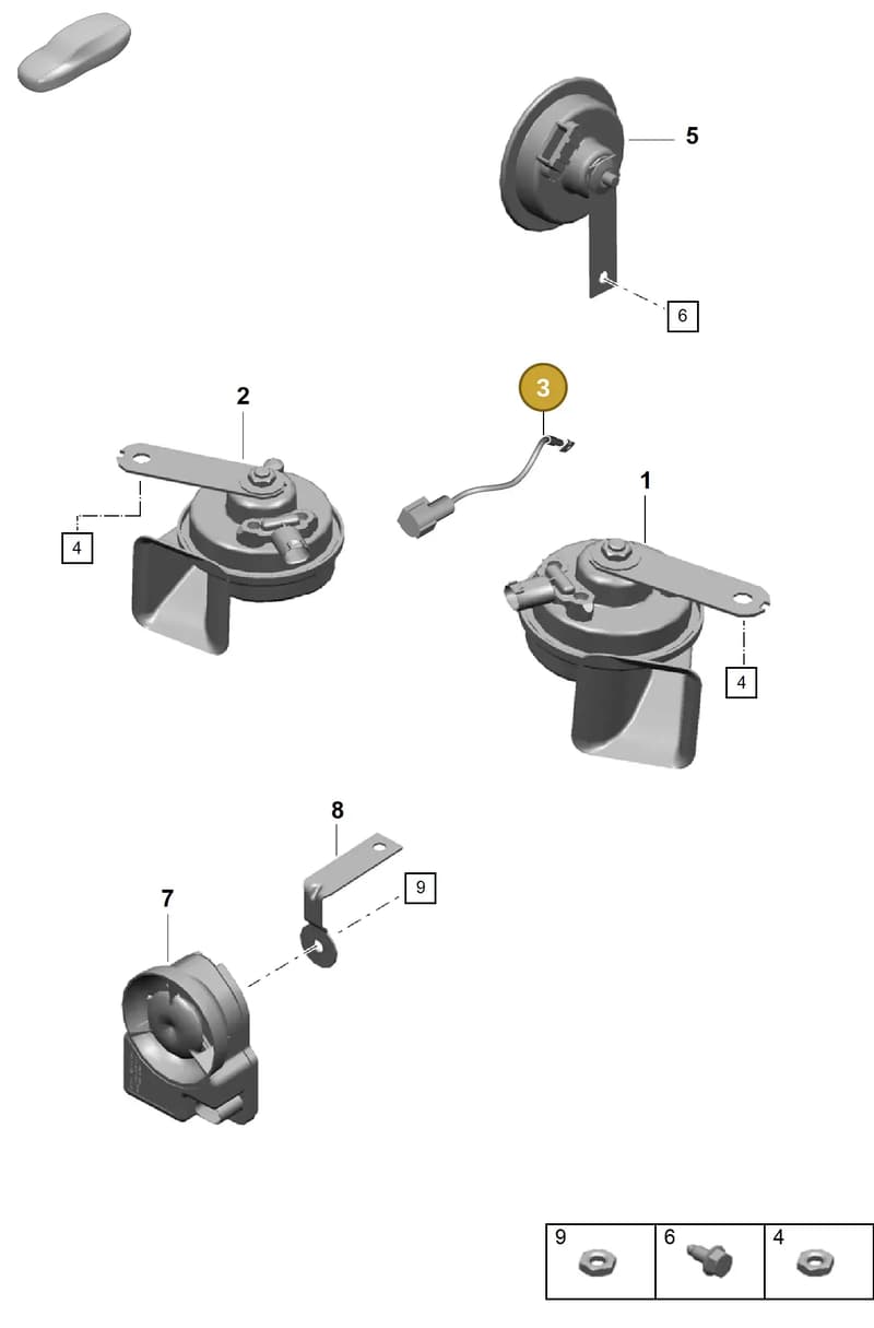 99161294700 — Porsche Boxster Spyder (2019-2020) diagram p55903000, position 3