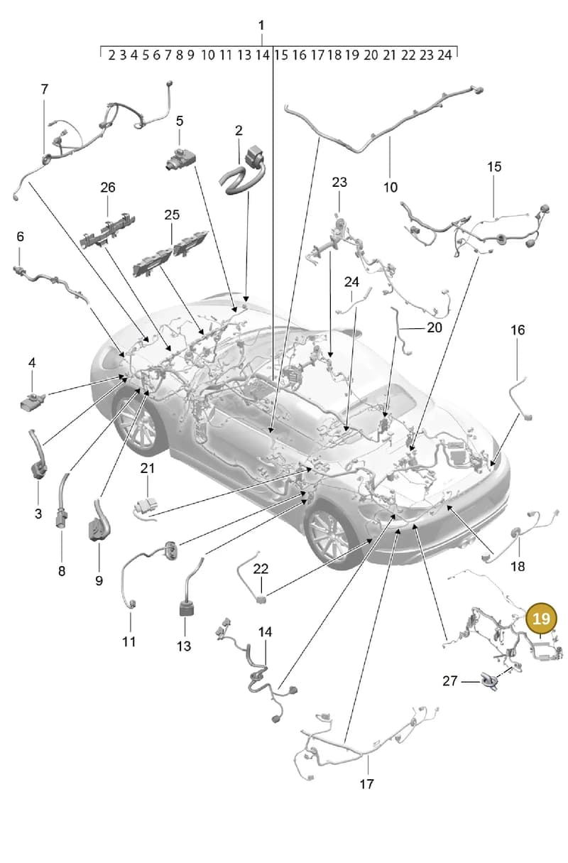 99161295103 — Porsche Boxster (2016-2019) diagram p48902010, position 19