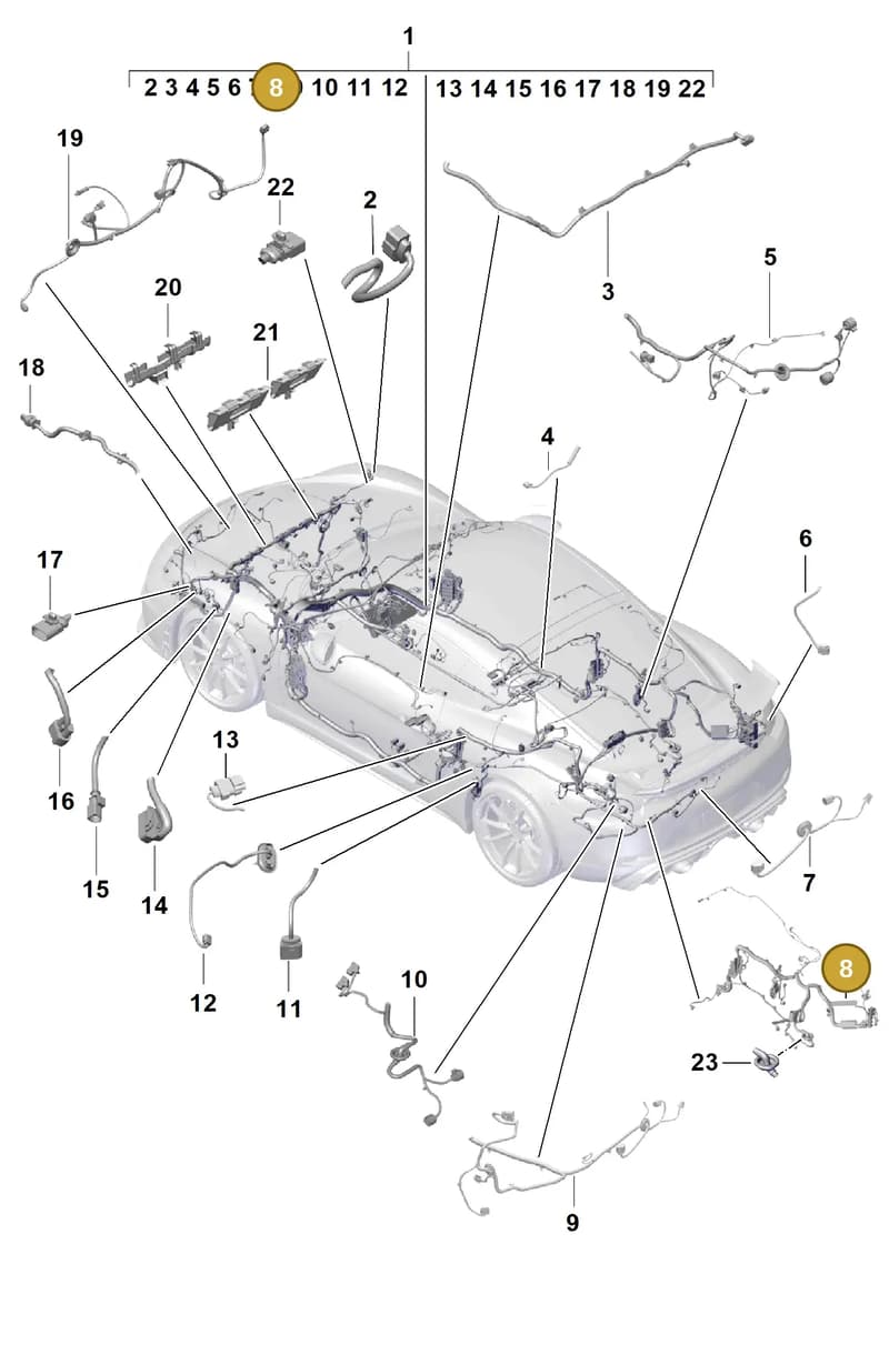 99161295103 — Porsche Cayman (2019-2022) diagram p55902100, position 8