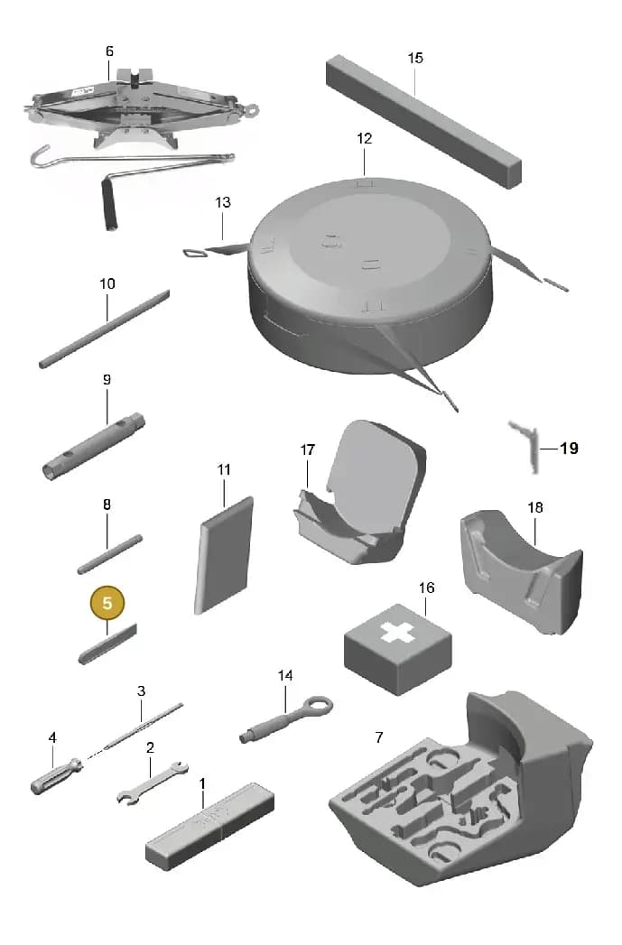 99161329900 — Porsche Boxster (2016-2019) diagram p48001000, position 5