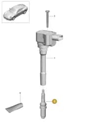 99161816101 Porsche Retainer for Control Units