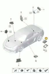 99161827216 Porsche Control Unit