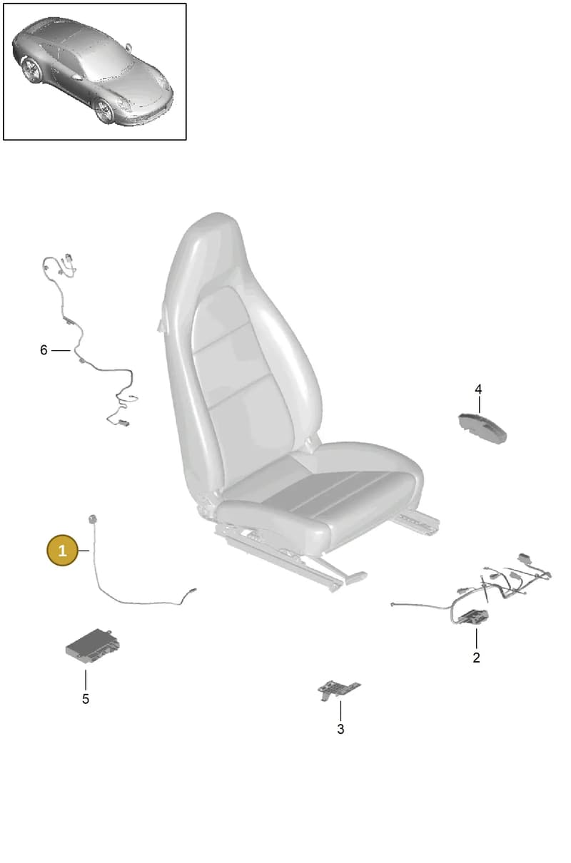 99162278702 — Porsche 991 Carrera 4 (2011-2016) diagram p38817010, position 1