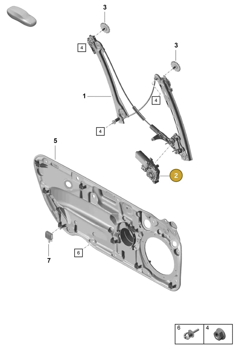 99162410202 — Porsche Boxster Spyder (2019-2020) diagram p55804300, position 2